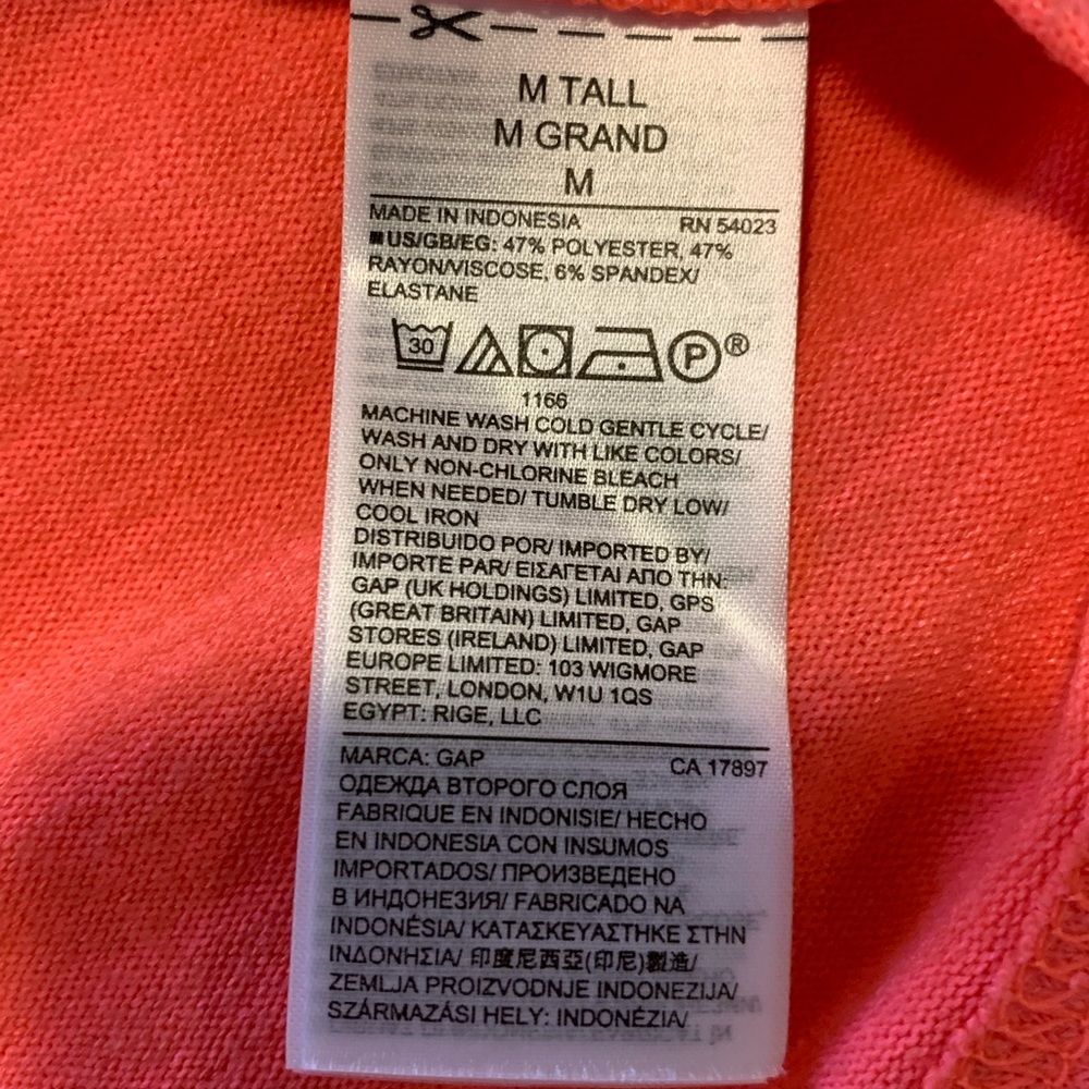 Gap Neon Pink Soft-Spun Sleeveless Swing Dress - Picture 8 of 10